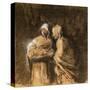 Daumier: Virgin & Child-Honore Daumier-Stretched Canvas