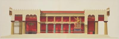 Longitudinal section of the Temple of Jupiter at Aegina (323-27 BC)-Daumont-Giclee Print