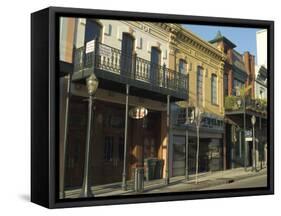 Dauphin Street, Downtown, Mobile, Alabama, USA-Ethel Davies-Framed Stretched Canvas