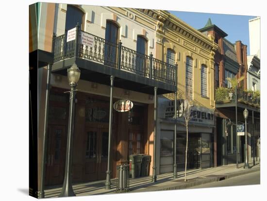 Dauphin Street, Downtown, Mobile, Alabama, USA-Ethel Davies-Stretched Canvas
