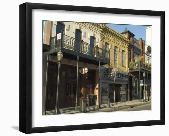 Dauphin Street, Downtown, Mobile, Alabama, USA-Ethel Davies-Framed Premium Photographic Print