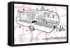 Dauphine Continential Travel Trailer-null-Framed Stretched Canvas