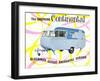 Dauphine Continential Travel Trailer-null-Framed Art Print