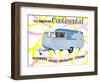 Dauphine Continential Travel Trailer-null-Framed Art Print