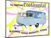 Dauphine Continential Travel Trailer-null-Mounted Art Print