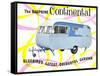 Dauphine Continential Travel Trailer-null-Framed Stretched Canvas