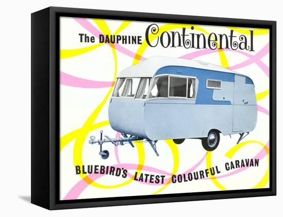 Dauphine Continential Travel Trailer-null-Framed Stretched Canvas