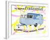 Dauphine Continential Travel Trailer-null-Framed Art Print