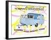 Dauphine Continential Travel Trailer-null-Framed Art Print