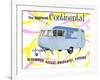 Dauphine Continential Travel Trailer-null-Framed Art Print