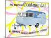 Dauphine Continential Travel Trailer-null-Mounted Art Print