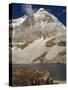 Dauzhengcuo Lake and Xiannairi Mountain, Yading Nature Reserve, Sichuan Province, China-Jochen Schlenker-Stretched Canvas