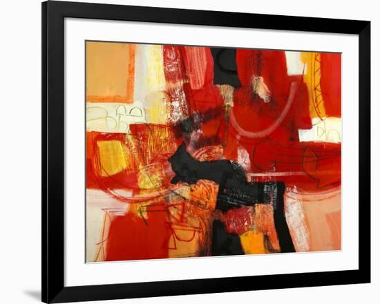 Davanti al fuoco-Maurizio Piovan-Framed Art Print