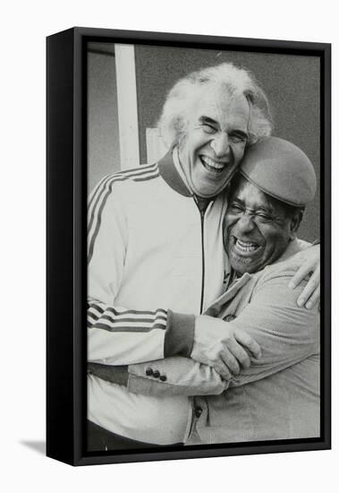 Dave Brubeck and Dizzy Gillespie at the Capital Radio Jazz Festival, Alexandra Palace, London, 1979-Denis Williams-Framed Stretched Canvas