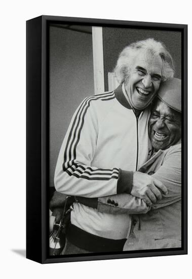 Dave Brubeck and Dizzy Gillespie at the Capital Radio Jazz Festival, Alexandra Palace, London, 1979-Denis Williams-Framed Stretched Canvas