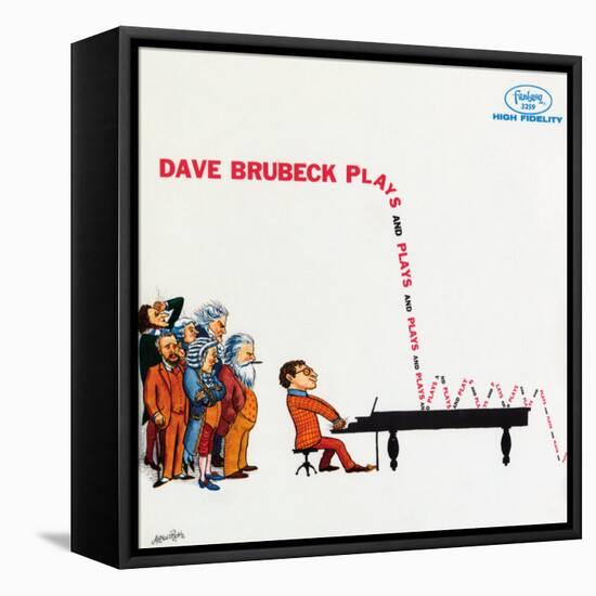 Dave Brubeck - Plays and Plays and Plays-null-Framed Stretched Canvas