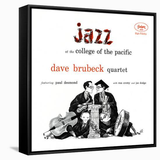 Dave Brubeck Quartet - Jazz at College of the Pacific-null-Framed Stretched Canvas