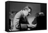 Dave Lee, Jazz Fm London, 1990-Brian O'Connor-Framed Stretched Canvas