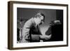 Dave Lee, Jazz Fm London, 1990-Brian O'Connor-Framed Photographic Print