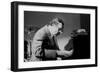 Dave Lee, Jazz Fm London, 1990-Brian O'Connor-Framed Photographic Print