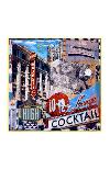 The Majestic High Cocktail-Dave Newman-Mounted Giclee Print