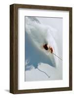 Dave Richards Skiing in Deep Powder Snow-Lee Cohen-Framed Photographic Print