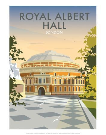 Albert Hall - Dave Thompson Contemporary Travel Print