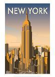 New York - Dave Thompson Contemporary Travel Print-Dave Thompson-Giclee Print