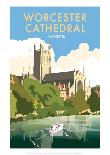 Worcester Cathedral - Dave Thompson Contemporary Travel Print-Dave Thompson-Giclee Print
