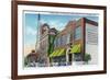 Davenport, IA, Exterior Views of Palmer School of Chiropractic and WOC Radio Station Bldg-Lantern Press-Framed Art Print