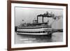 Davenport, Iowa - Avalon Steamer-Lantern Press-Framed Art Print