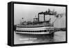 Davenport, Iowa - Avalon Steamer-Lantern Press-Framed Stretched Canvas