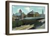 Davenport, Iowa - Chicago, Rock Island, and Pacific Train Depot-Lantern Press-Framed Art Print