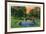 Davenport, Iowa, Vanderveer Park View of the Lagoon-Lantern Press-Framed Premium Giclee Print