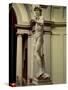 David, 1501-04-Michelangelo Buonarroti-Stretched Canvas