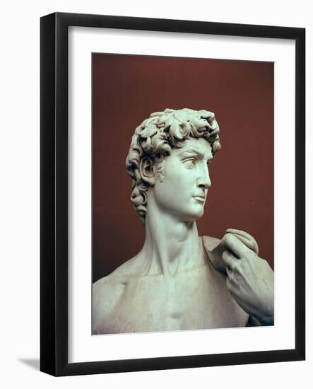 David, 1501-04-Michelangelo Buonarroti-Framed Giclee Print