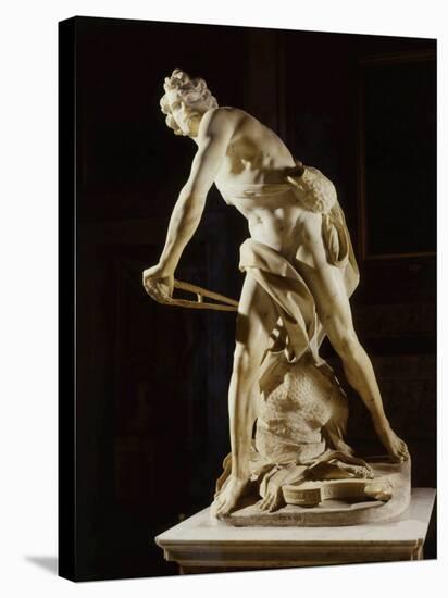 David, 1622-24, marble-Gian Lorenzo Bernini-Stretched Canvas