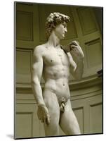 David, 3/4 Profile-Michelangelo Buonarroti-Mounted Giclee Print