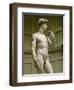 David, 3/4 Profile-Michelangelo Buonarroti-Framed Giclee Print