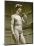 David, 3/4 Profile-Michelangelo Buonarroti-Mounted Giclee Print