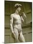 David, 3/4 Profile-Michelangelo Buonarroti-Mounted Giclee Print