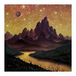 Exoplanet - Noir-David A Hardy-Giclee Print