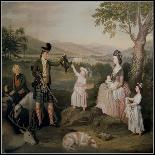 John, the 4th Duke of Atholl and His Family, 1780-David Allan-Framed Giclee Print