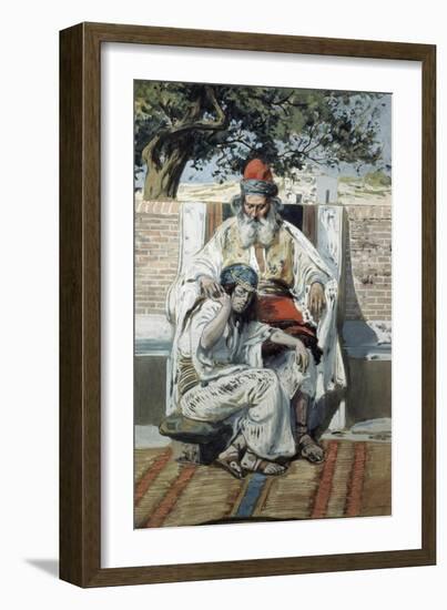 David and Abishag-James Jacques Joseph Tissot-Framed Giclee Print
