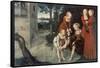 David and Bathseba-Lucas Cranach the Elder-Framed Stretched Canvas