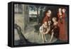 David and Bathseba-Lucas Cranach the Elder-Framed Stretched Canvas
