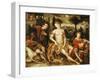 David and Bathsheba, 1562-Jan Metsys-Framed Giclee Print