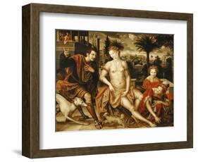 David and Bathsheba, 1562-Jan Metsys-Framed Giclee Print