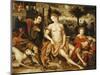 David and Bathsheba, 1562-Jan Metsys-Mounted Giclee Print