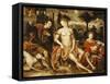 David and Bathsheba, 1562-Jan Metsys-Framed Stretched Canvas